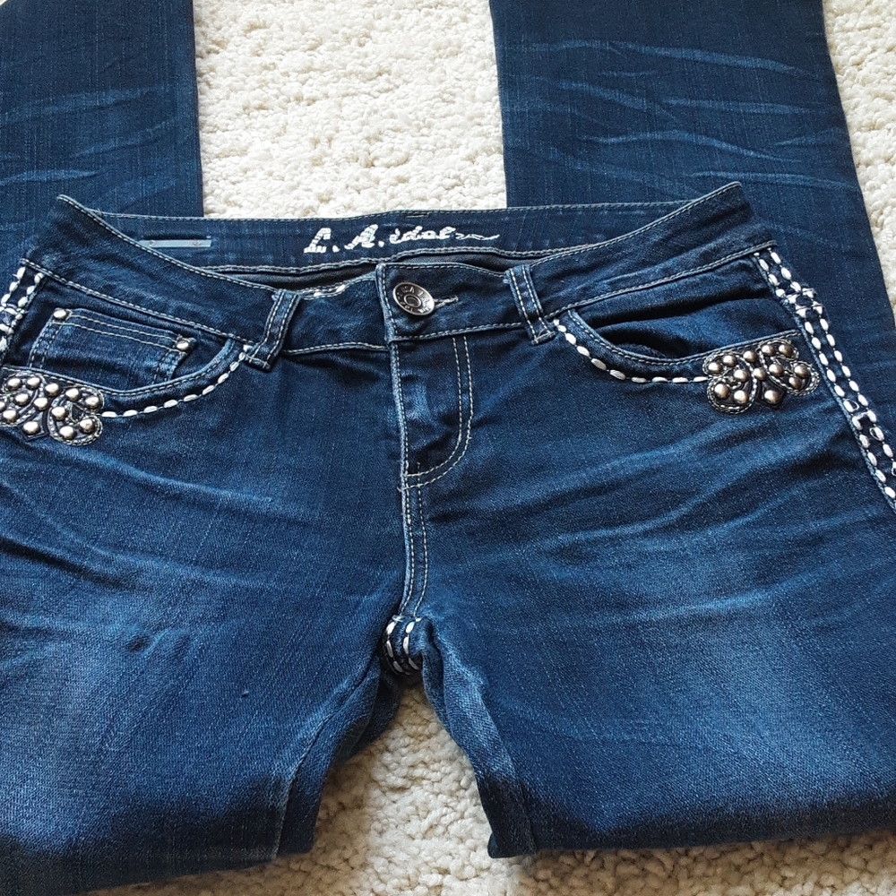 L. A. Idol Bootcut Jeans. NWOT - Picture 3 of 4